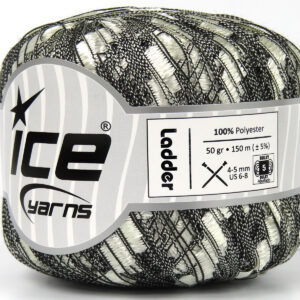 6x50gr Ladder Ecru, Black Trellis