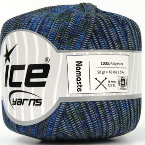 6x50gr Namaste Blue Shades, Green, Light Lilac, Black