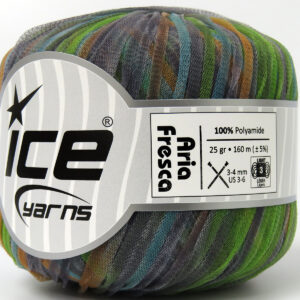6x25gr Aria Fresca Green, Grey, Orange, Turquoise