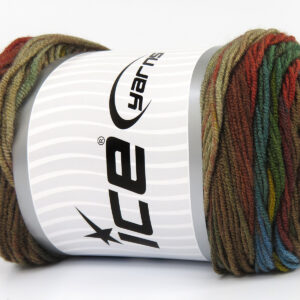 3x100gr Baby Dream Batik Brown, Gold, Green, Copper, Turquoise