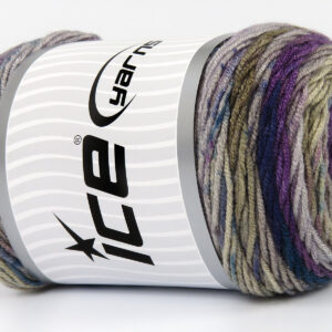 3x100gr Baby Dream Batik Camel, Grey, Purple, Turquoise