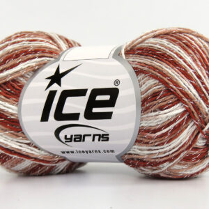 8x50gr Summer Rose Glitz Copper Shades, White