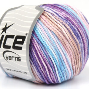 4x100gr Mona Lisa Turquoise, Purple Shades, Pink Shades, White