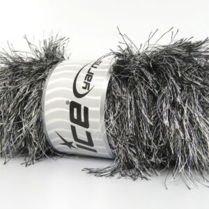 2x200gr Eyelash Bulky Black, White