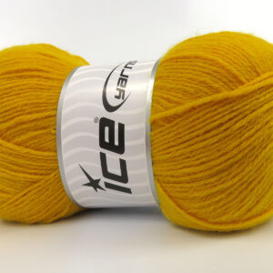 4x100gr Sock Unicolor Yellow