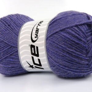 4x100gr Sock Unicolor Bluish Lilac