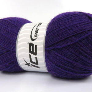 4x100gr Sock Unicolor Purple
