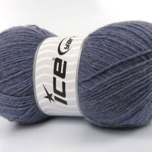 4x100gr Sock Unicolor Greyish Blue