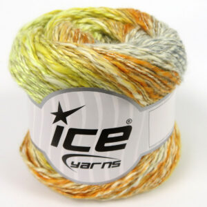 4x100gr Linen VisCot Grey Shades, Gold Shades, Green Shades