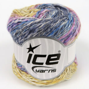 4x100gr Linen VisCot Gold Shades, Blue Shades, Pink, Lilac