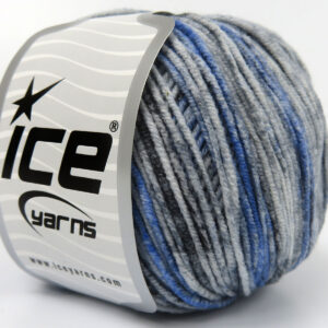 8x50gr Lorena Splash Blue Shades, Grey Shades