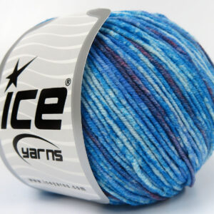 8x50gr Lorena Splash Blue Shades, Maroon
