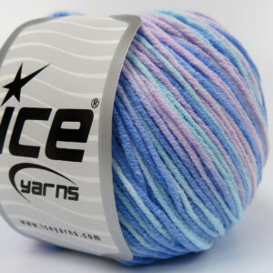 8x50gr Lorena Pastel Blue, Turquoise, Pink