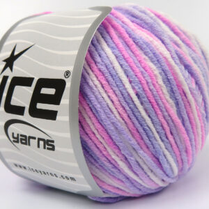 8x50gr Lorena Pastel Lilac Shades, Pink Shades, White