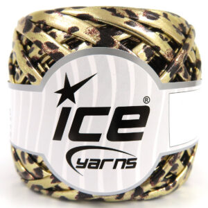 1x170gr Faux Leather Brown Shades, Gold