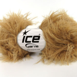 8x50gr Faux Feather Milky Brown