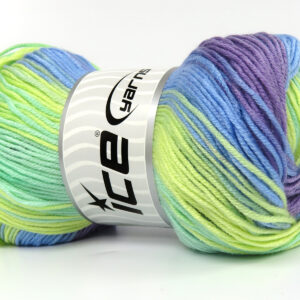 4x100gr AntiPilling Magic Blue, Green Shades, Purple
