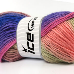 4x100gr Lana Bella Lilac, Blue, Pink Shades, Bronze