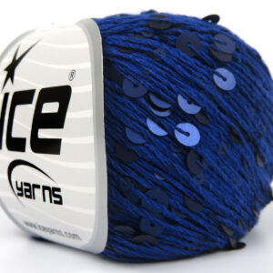 4x50gr Cotton Paillette Blue