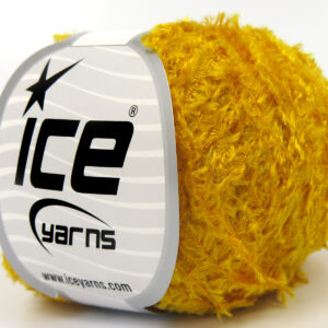 6x50gr Viscose Fur Yellow