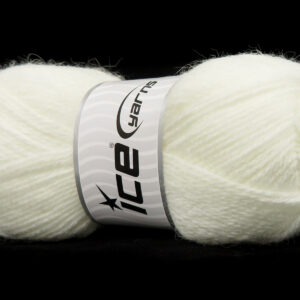 4x100gr Angora Luxe White