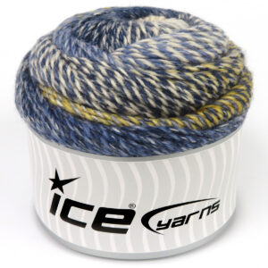 2x200gr Mosaic Cotton Blue, Beige, Cream, Gold