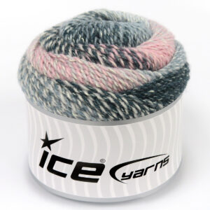 2x200gr Mosaic Cotton Green, Light Blue, Pink