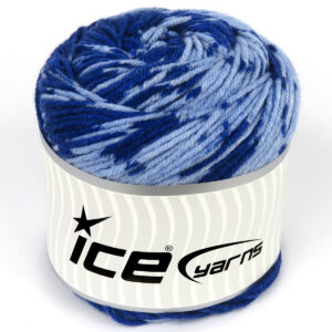 2x150gr Cakes Wool Design Blue Shades
