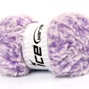 3x100gr Bunny Fur Lilac, White