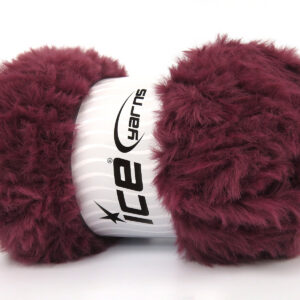 3x100gr Bunny Fur Maroon