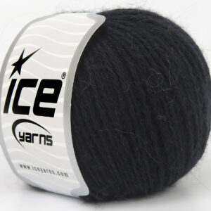 4x50gr Baby Alpaca Black