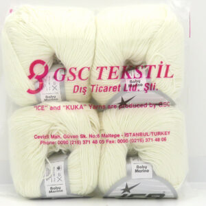 1x200gr Mixed Lot Multicolor Baby Merino Yarns