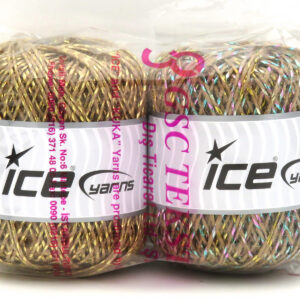 1x120gr Mixed Lot Multicolor Metallic Lurex Types