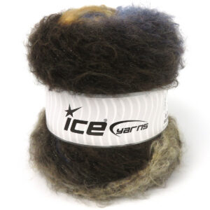 2x150gr Bella Mohair Jeans Blue, Brown Shades