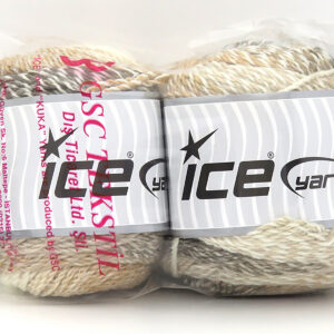 1x370gr Mixed Lot Multicolor Self Striping Yarns