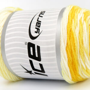 3x100gr Baby Dream Batik Yellow Shades, White