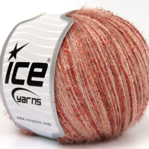 8x50gr Tommy Wool Glitz Light Salmon, Copper