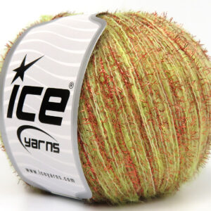 8x50gr Tommy Wool Glitz Light Green, Copper