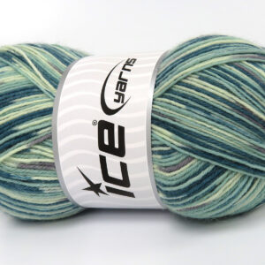 4x100gr Smart Sock Green Shades, Grey