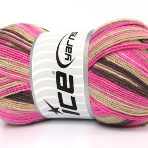 4x100gr Cotton Magic Pink Shades, Camel Shades