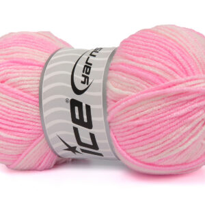 4x100gr Baby Bamboo Magic Pink Shades, White