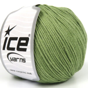 4x100gr Bamboo Cotton Deluxe Olive Green