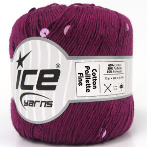 4x50gr Cotton Paillette Fine Purple