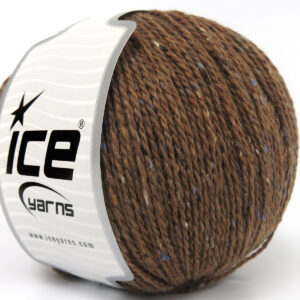 4x100gr Baby Alpaca Tweed Light Brown