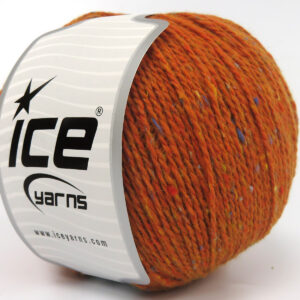 4x100gr Baby Alpaca Tweed Orange