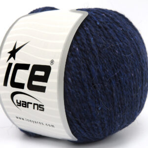 4x100gr Baby Alpaca Tweed Navy