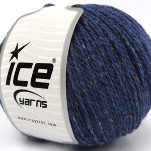 4x100gr Baby Alpaca Tweed Jeans Blue