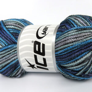 4x100gr Starry Night Blue Shades, Silver Grey