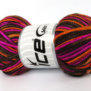 4x100gr Starry Night Neon Pink, Neon Orange, Brown