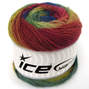 4x100gr Cakes Magic Sock Green Shades, Burgundy Shades, Blue